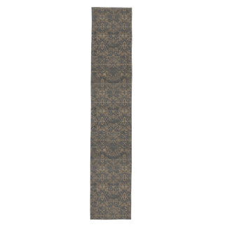 Gothic Baroque Table Runner Gold Pattern