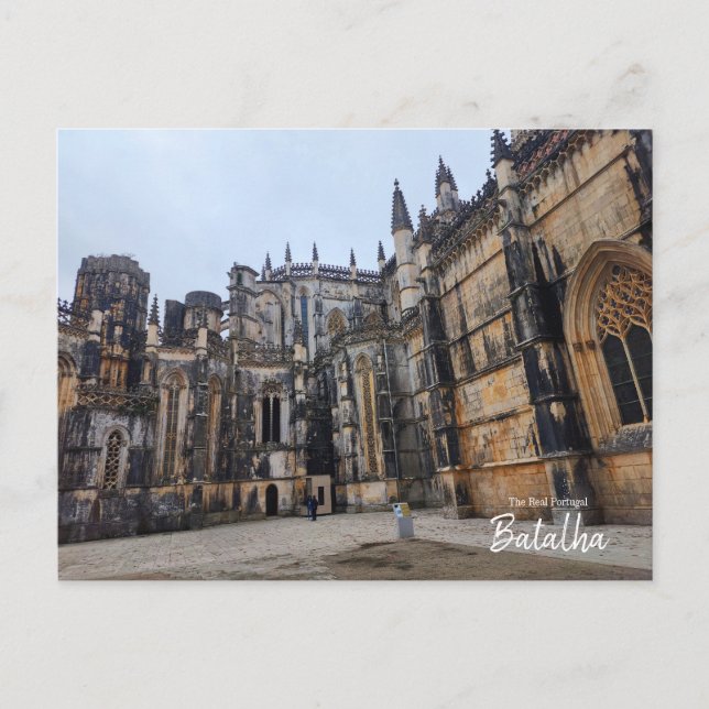 Gothic Batalha Monastery Portugal Postcard (Front)