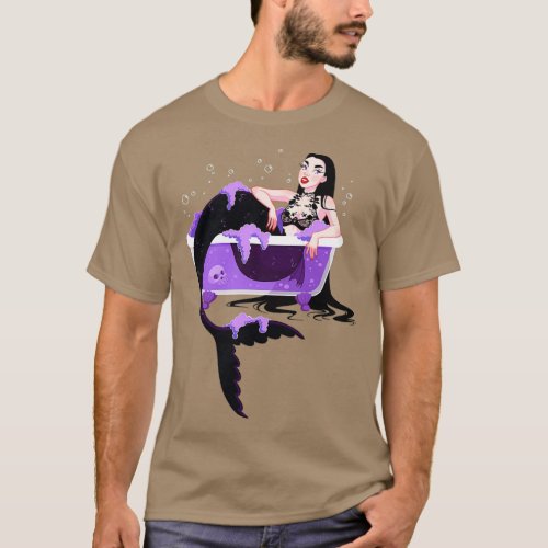 Gothic Bathbomb Mermaid T_Shirt