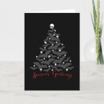 Gothic Bats Christmas Tree Holiday Card