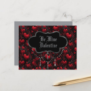 Gothic Be Minel Valentine  Postcard