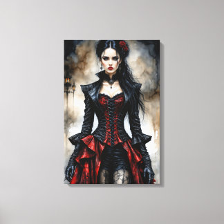 Gothic Beauty Canvas Print