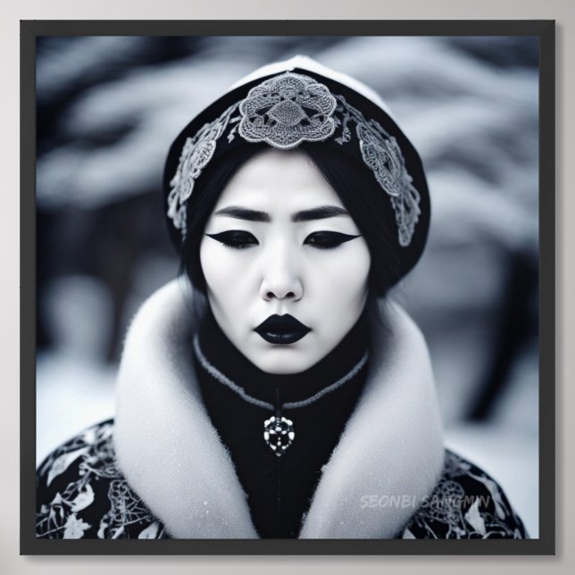 Gothic Beauty Framed Art (Framed Front)