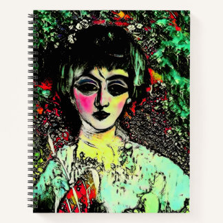 Gothic Beauty Portrait  Notebook