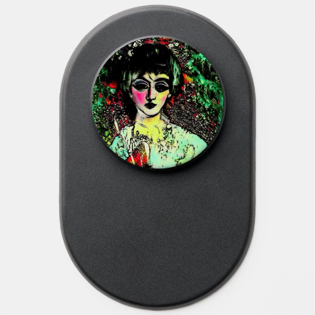 Gothic Beauty Portrait  PopSocket (Popsocket)