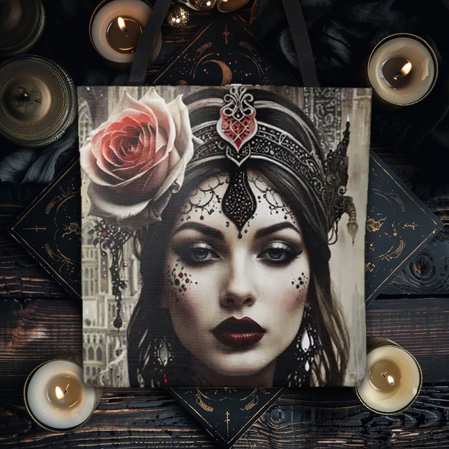 Gothic Beauty Tote Bag (Creator Uploaded)