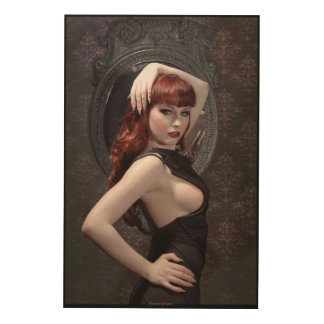 Gothic Beauty Wood Wall Decor