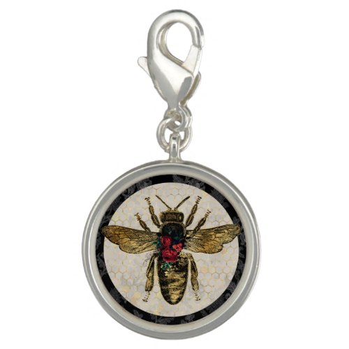 Gothic Bee  Roses  Charm