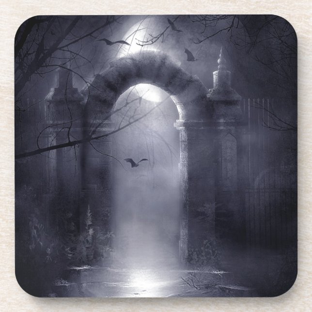 Gothic Beverage Coaster (Front)