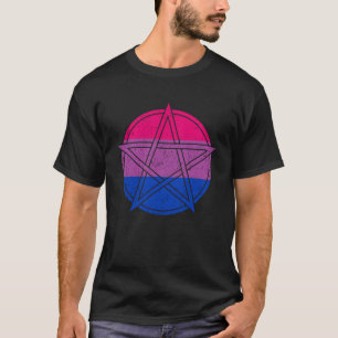 Gothic Bisexual Pride Wicca Witchcraft Petagram Sa T-Shirt