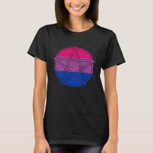 Gothic Bisexual Pride Wicca Witchcraft Petagram Sa T-Shirt