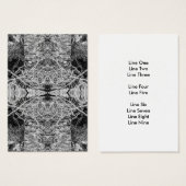 Gothic Black and White Pattern. (Front & Back)