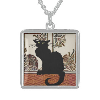 Gothic Black Cat Necklace