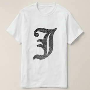 Gothic black letter "J" T-Shirt