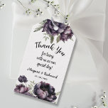 Gothic Black Peonies Vintage Wedding Favor Gift  Gift Tags<br><div class="desc">Elevate your wedding style with these unique and captivating tags. Complete your wedding with our "Gothic Black Peonies Vintage Wedding Favor Gift Gift Tags". Add an enchanting touch to your favors,  gifts,  and decorations.  Get yours now and make your wedding favors truly memorable!</div>