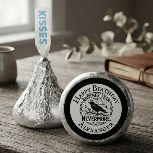 Gothic Black Raven Nevermore Birthday Favor