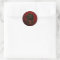 Gothic Black Roses Blood Red Wedding Seal