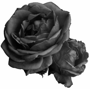 Gothic Black Roses Cutout