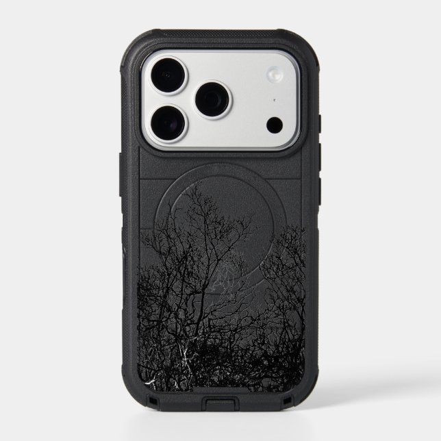 Gothic Black Tree Otterbox iPhone Case (Back)