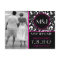 Gothic Black & White/Pink Flourish Save the Date