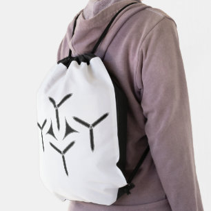 Gothic Blade Drawstring Bag