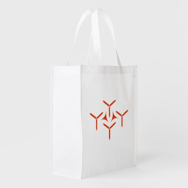 Gothic Blade Grocery Bag (Back Side)