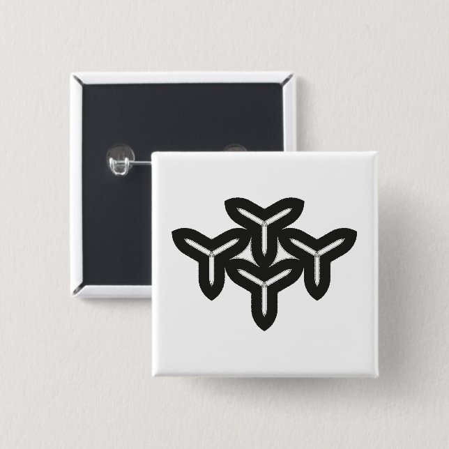 Gothic Blades Button (Front & Back)