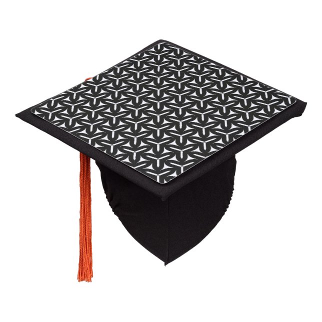 Gothic Blades Pattern Graduation Cap Topper (Angled)