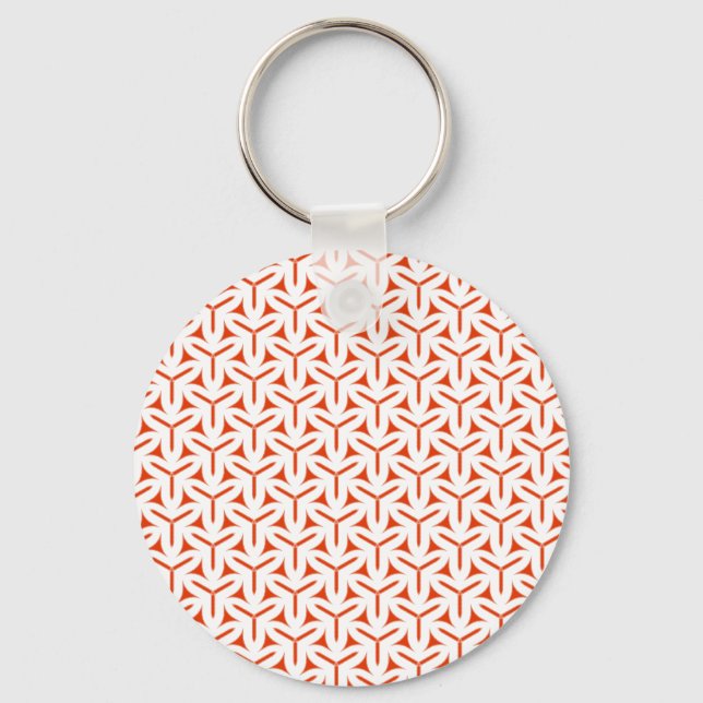 Gothic Blades Pattern Keychain (Front)