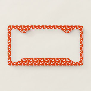 Gothic Blades Pattern License Plate Frame