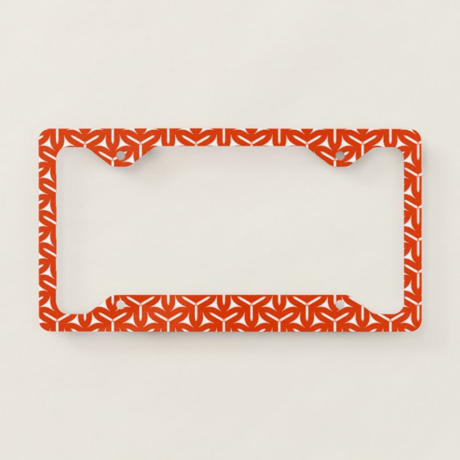 Gothic Blades Pattern License Plate Frame (Front)