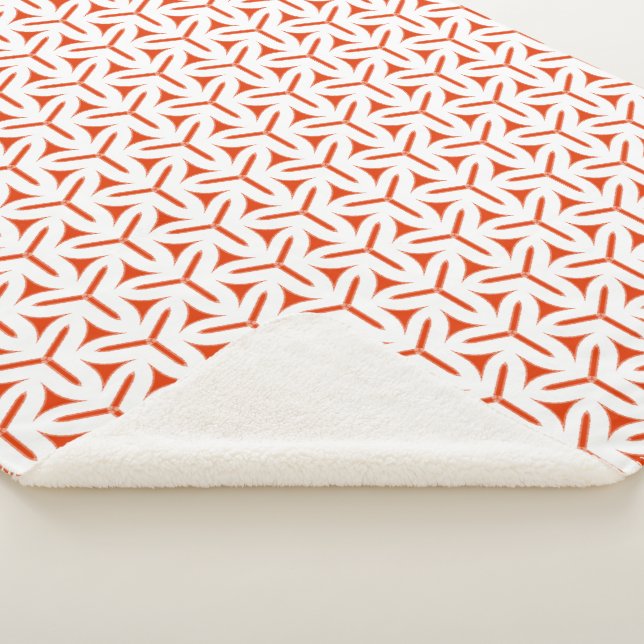 Gothic Blades Pattern Sherpa Blanket (3/4)