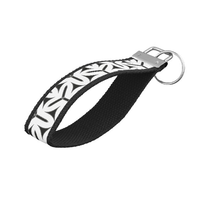Gothic Blades Pattern Wrist Keychain (Angled Up)