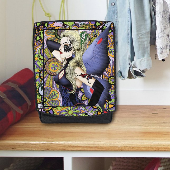 Gothic Blonde Fairy Art Nouveau Fantasy Elegance Backpack (Creator Uploaded)