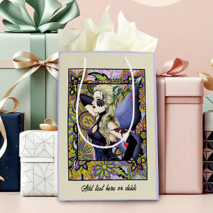 Gothic Blonde Fairy Art Nouveau Fantasy Elegance Medium Gift Bag