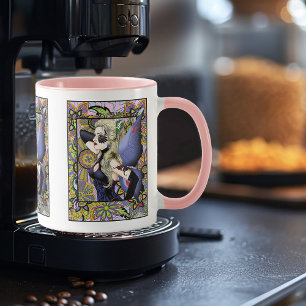 Gothic Blonde Fairy Art Nouveau Fantasy Elegance Mug