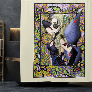 Gothic Blonde Fairy Art Nouveau Fantasy Elegance  Shower Curtain