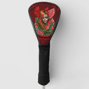 Gothic Blossom, the angel of roses. Golf Head Cover