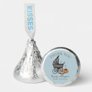 Gothic Blue A Baby is Brewing Fall Baby Shower Hershey®'s Kisses®
