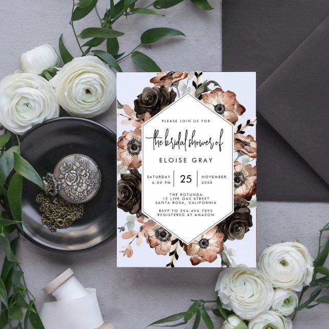 Gothic Boho Wedding Invitation (Creator Uploaded)