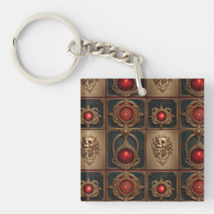 Gothic Book Cover Keychain