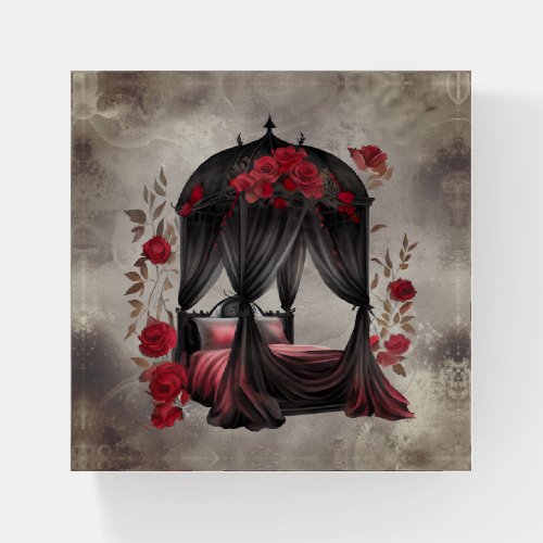 Gothic Boudoir  Victorian Canopy Scarf Poster Bed Paperweight
