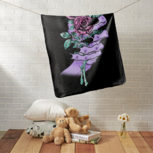 Gothic Bouquet Baby Blanket