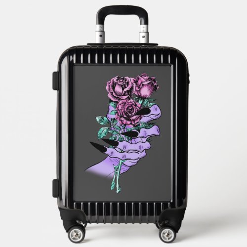 Gothic Bouquet Carry_On Luggage