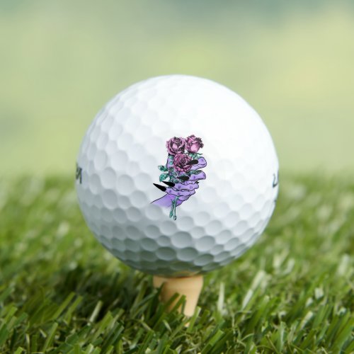 Gothic Bouquet Golf Balls