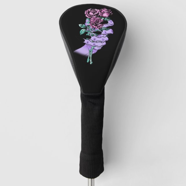 Gothic Bouquet Golf Club Cover (Front)