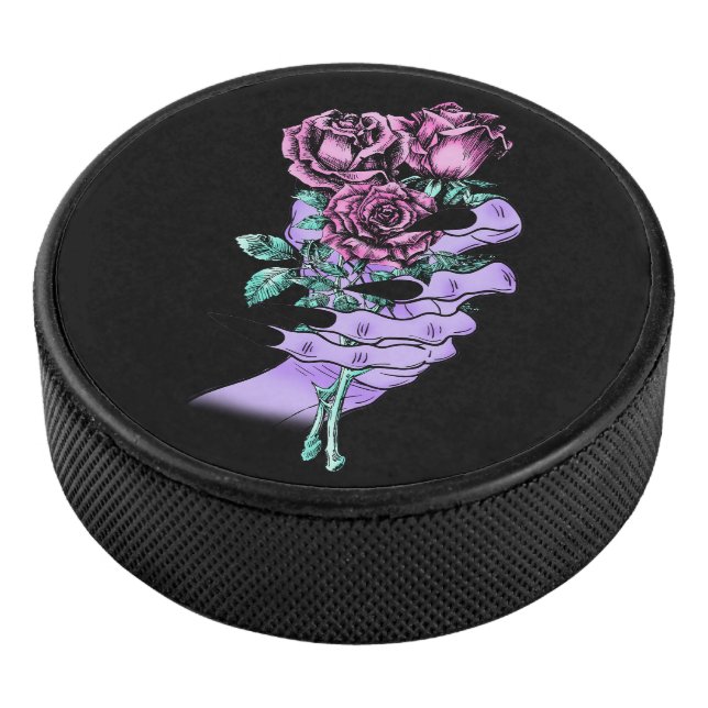 Gothic Bouquet Hockey Puck (3/4)