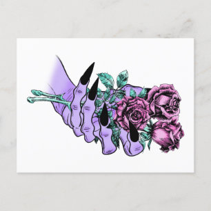 Gothic Bouquet Postcard