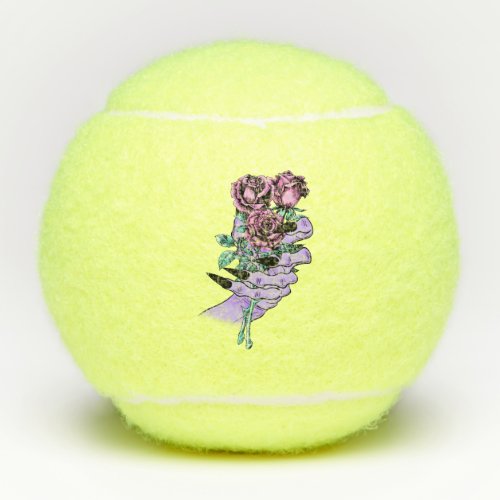 Gothic Bouquet Tennis Balls