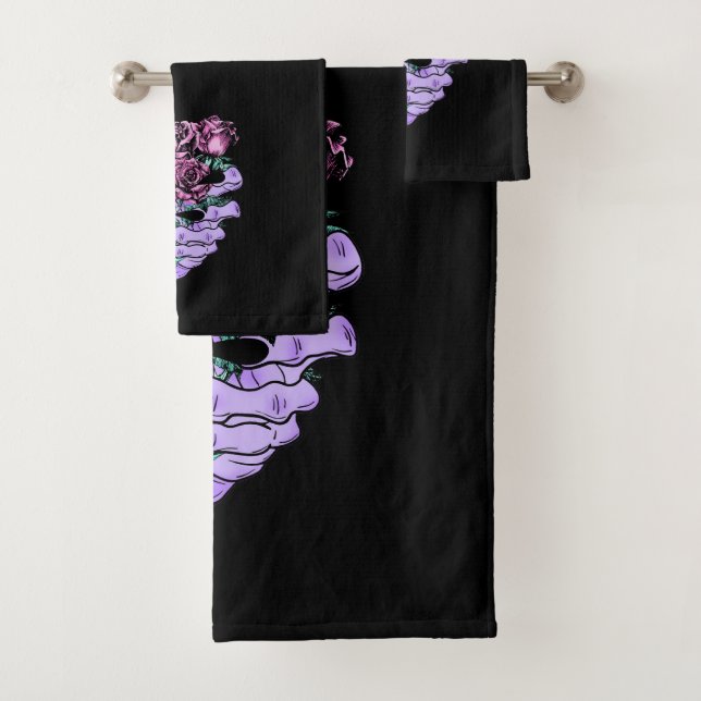 Gothic Bouquet Towel Set (Insitu)